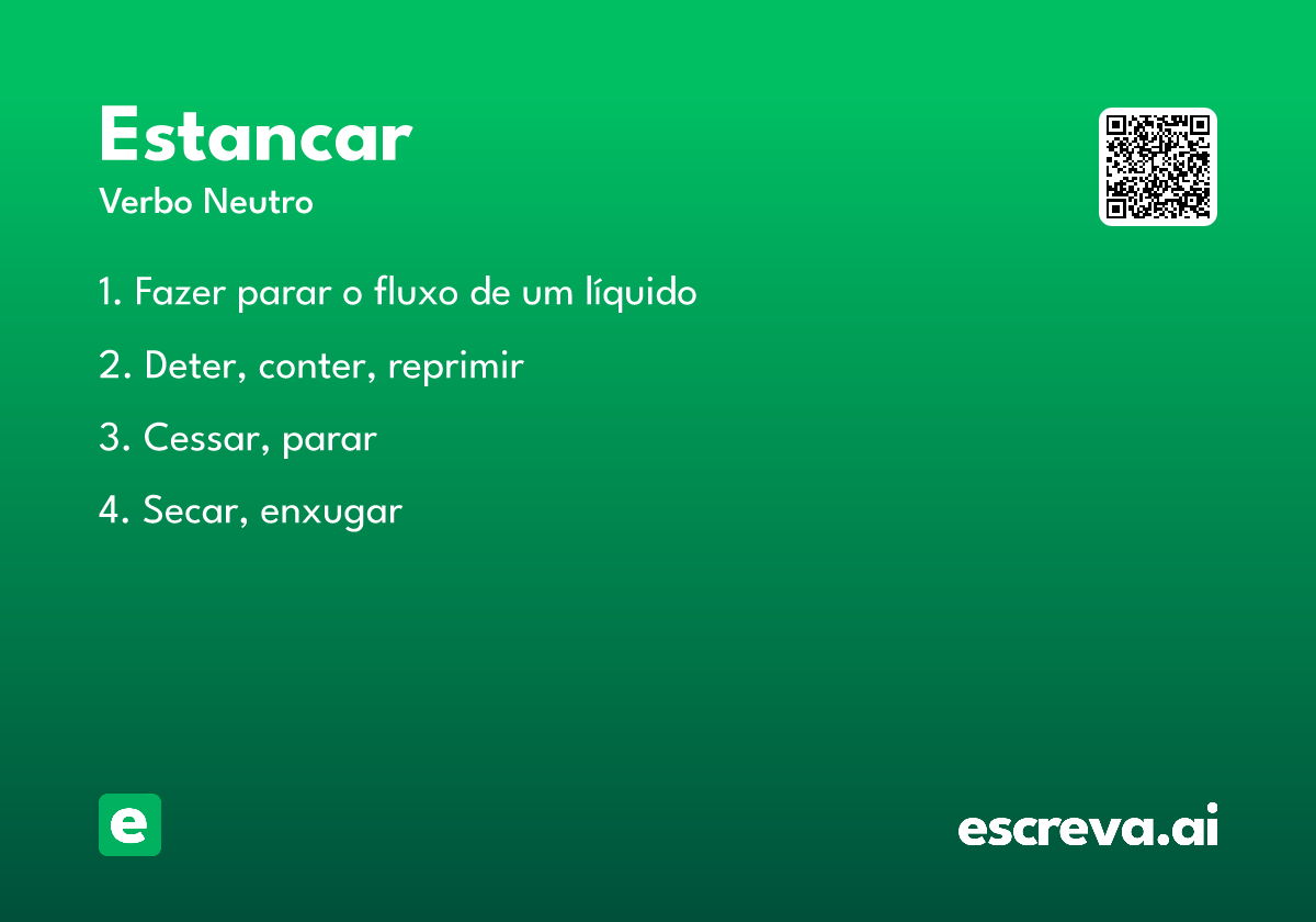 estancar