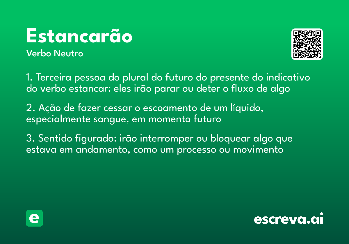 estancarão