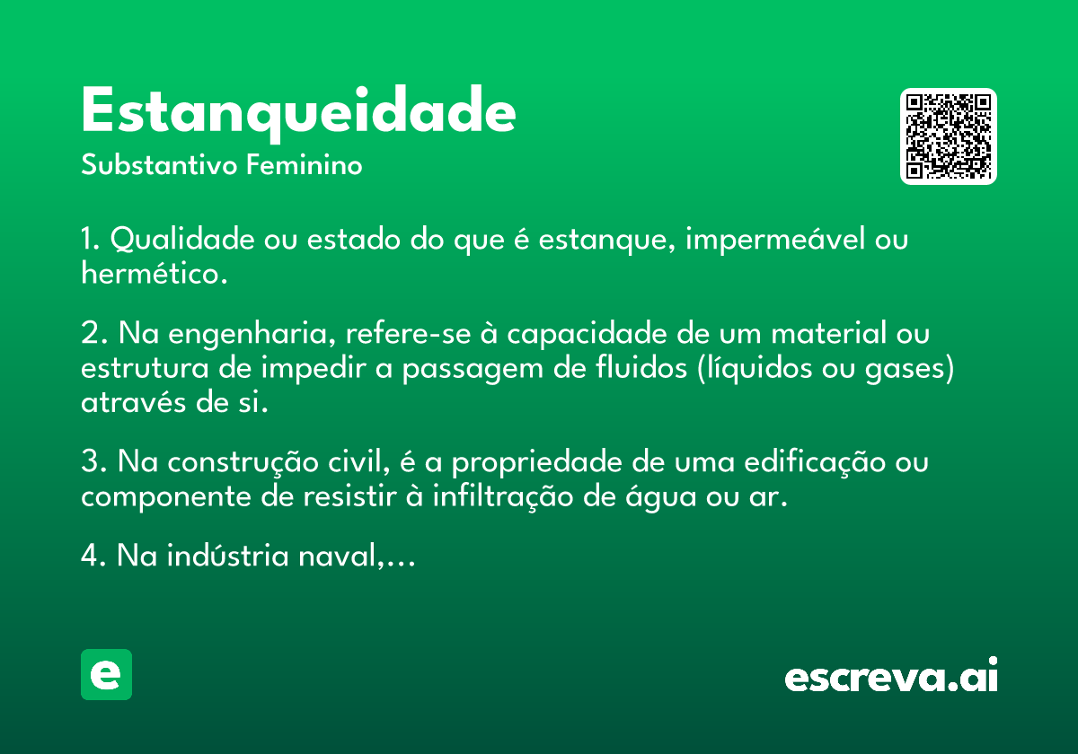 estanqueidade