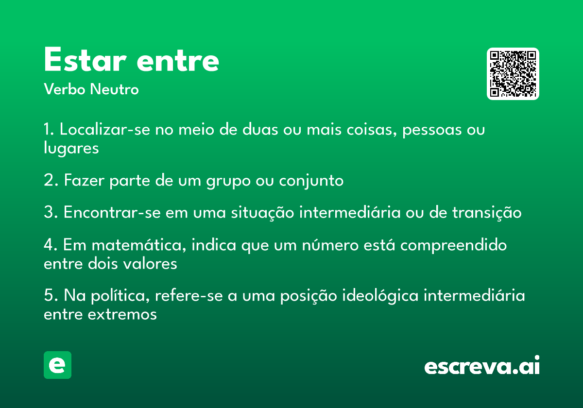 estar entre