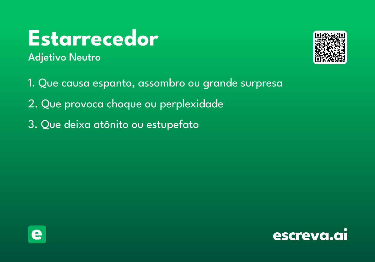 estarrecedor