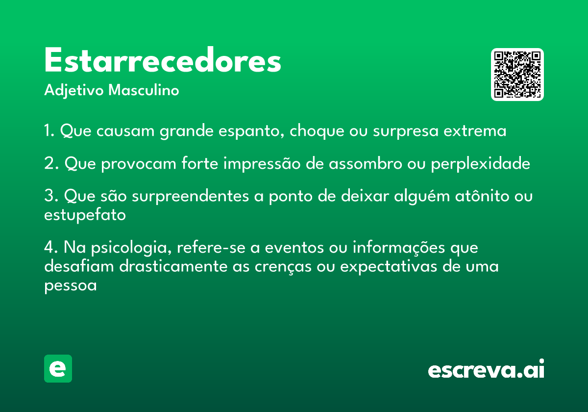 estarrecedores