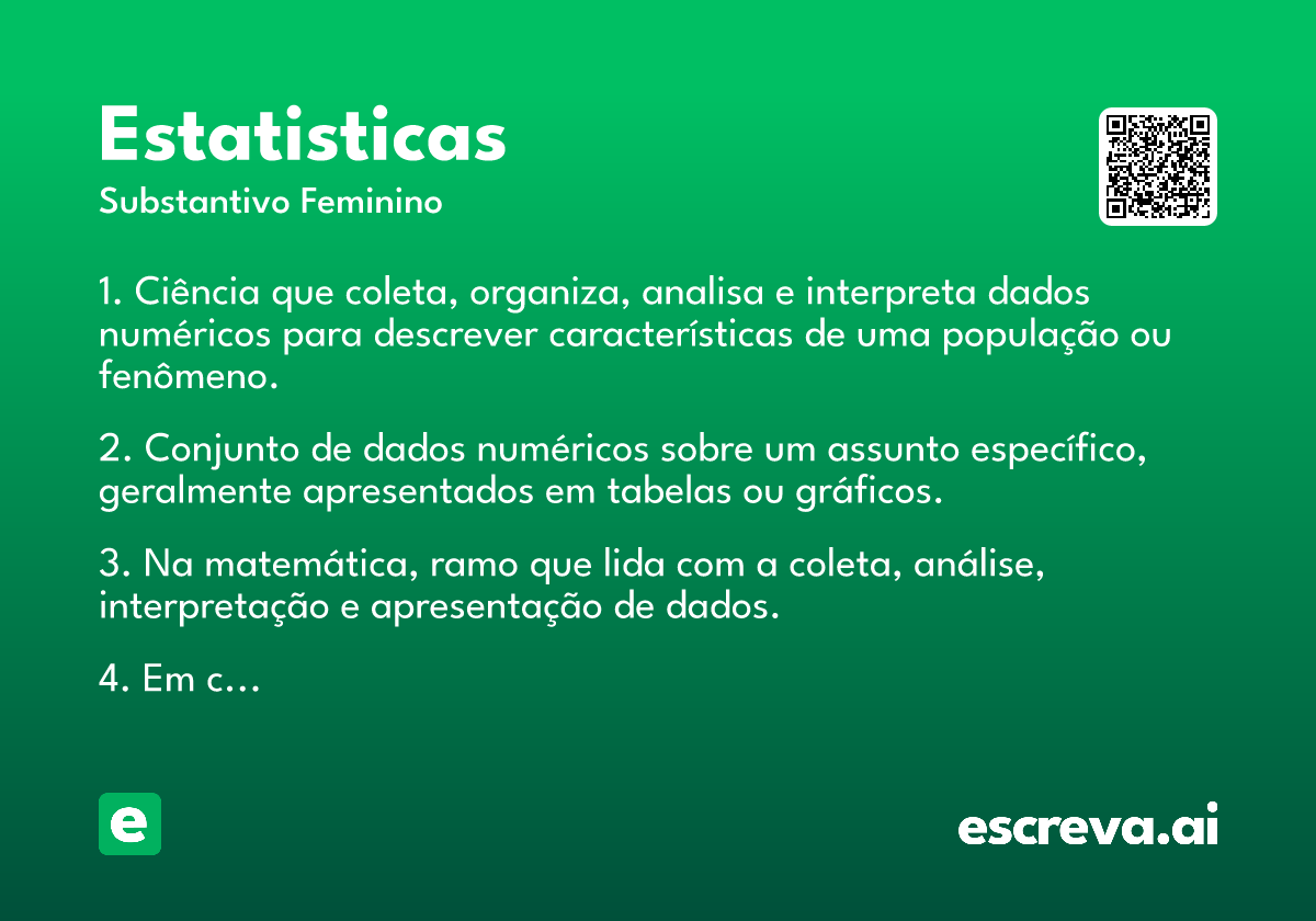 estatisticas