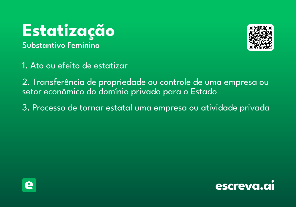 estatização