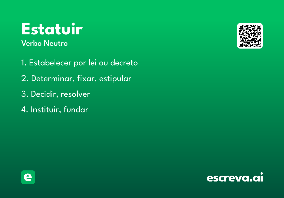 estatuir