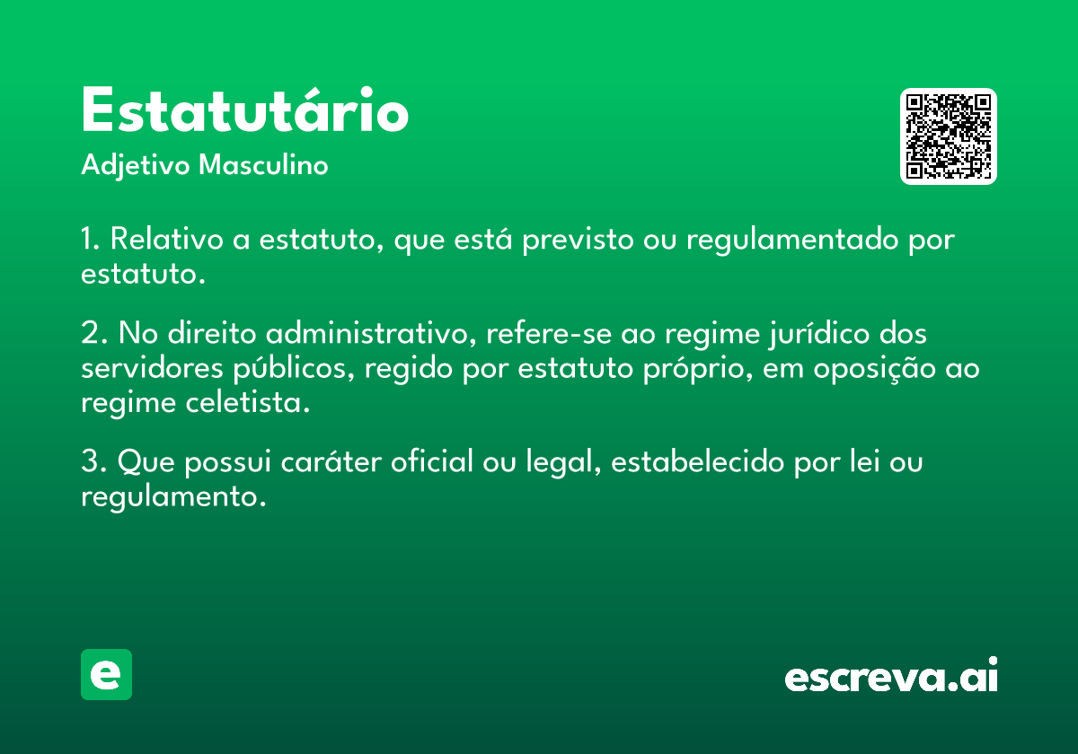 estatutário