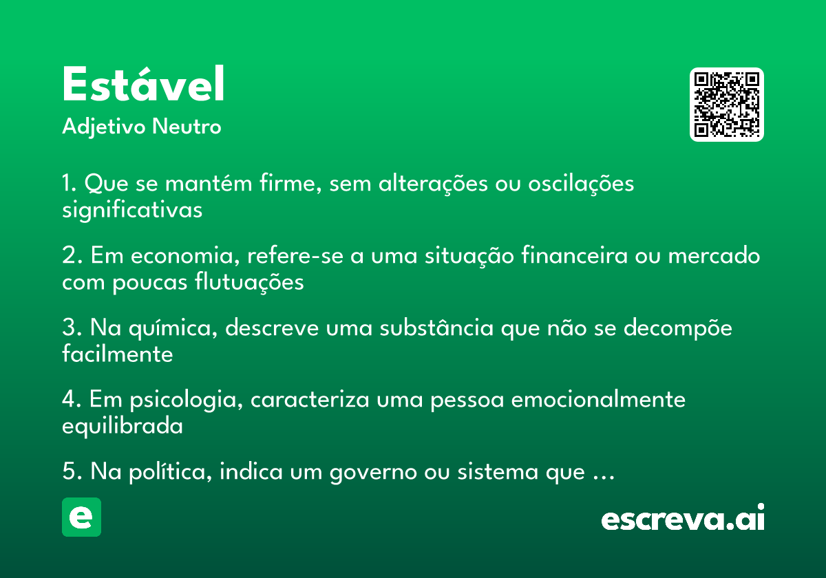 estável