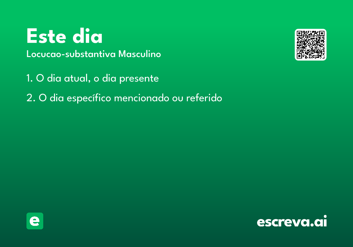 este dia