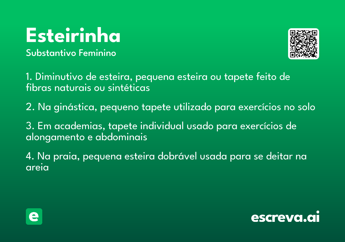 esteirinha