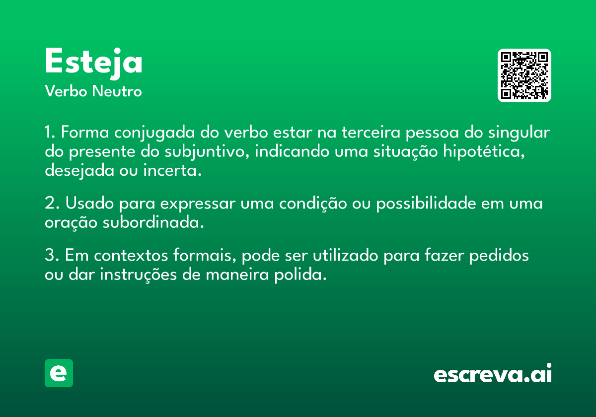 esteja