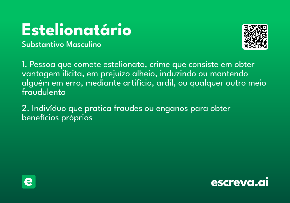 estelionatário