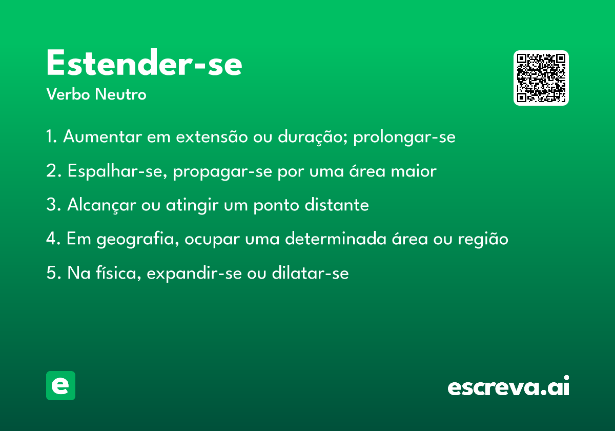 estender-se