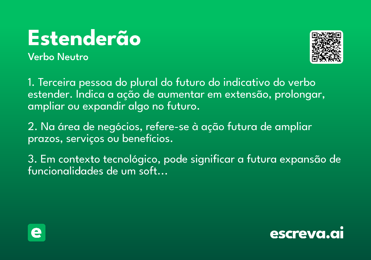 estenderão