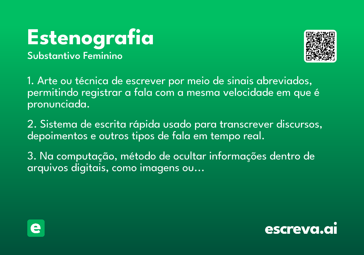 estenografia