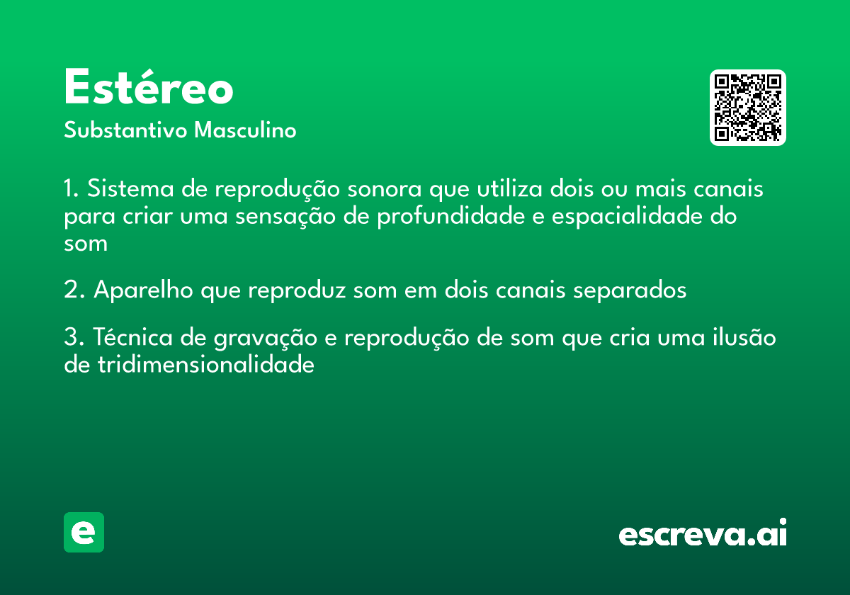 estéreo