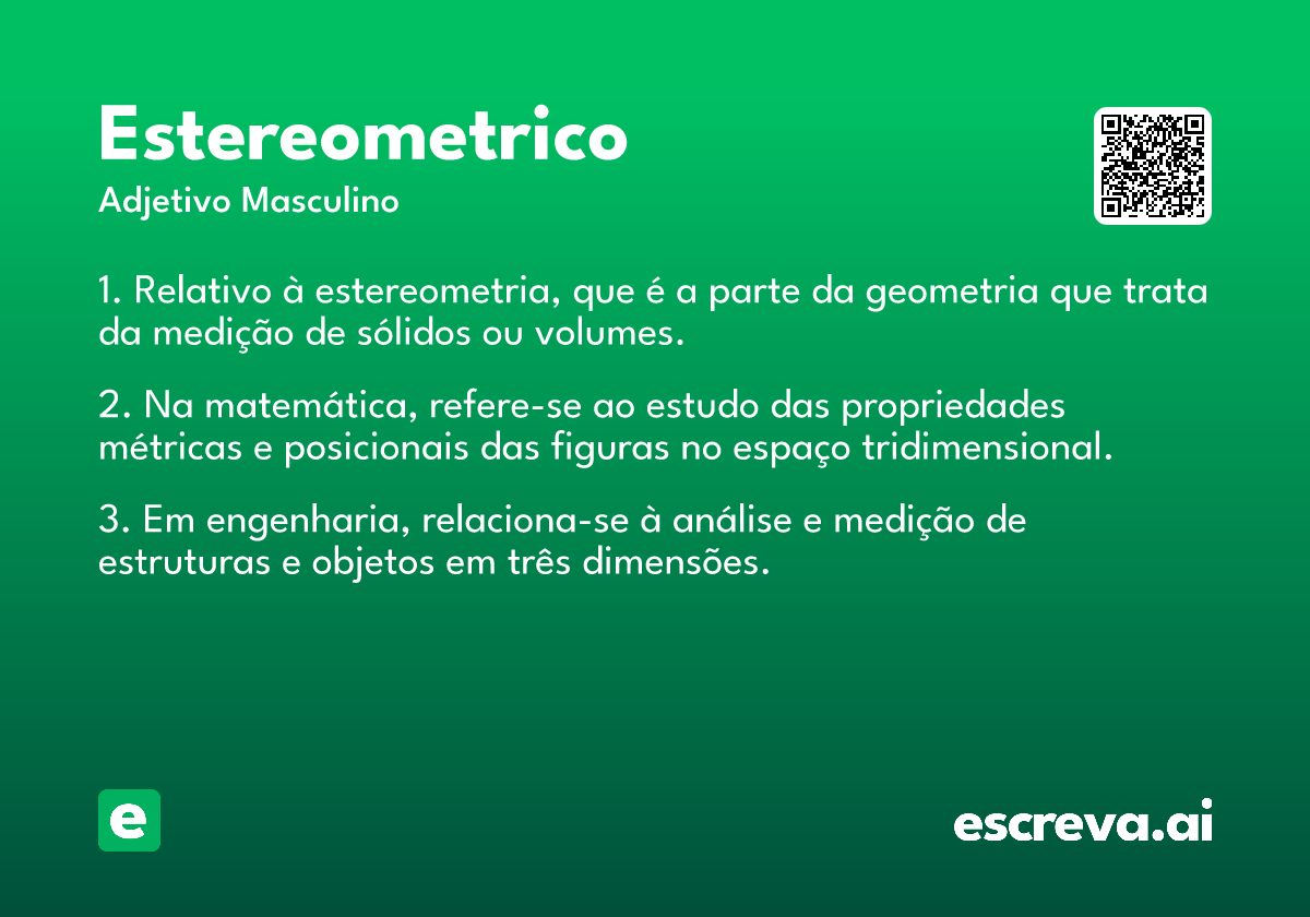 estereometrico