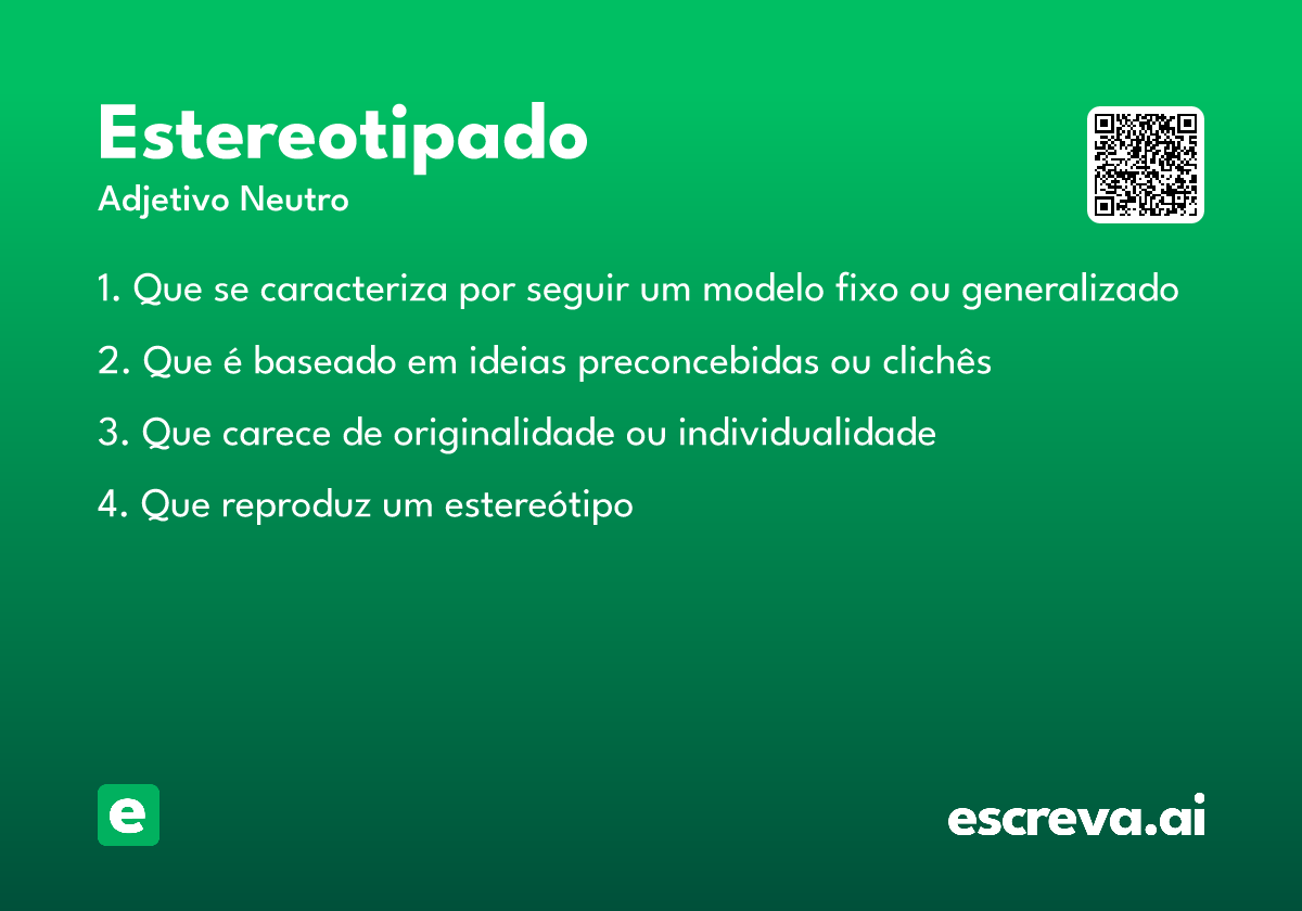 estereotipado