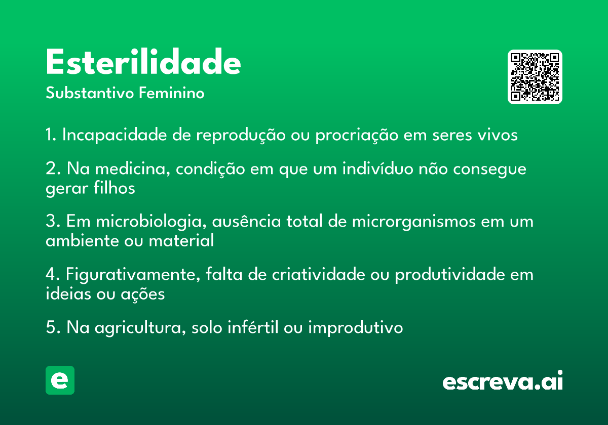 esterilidade