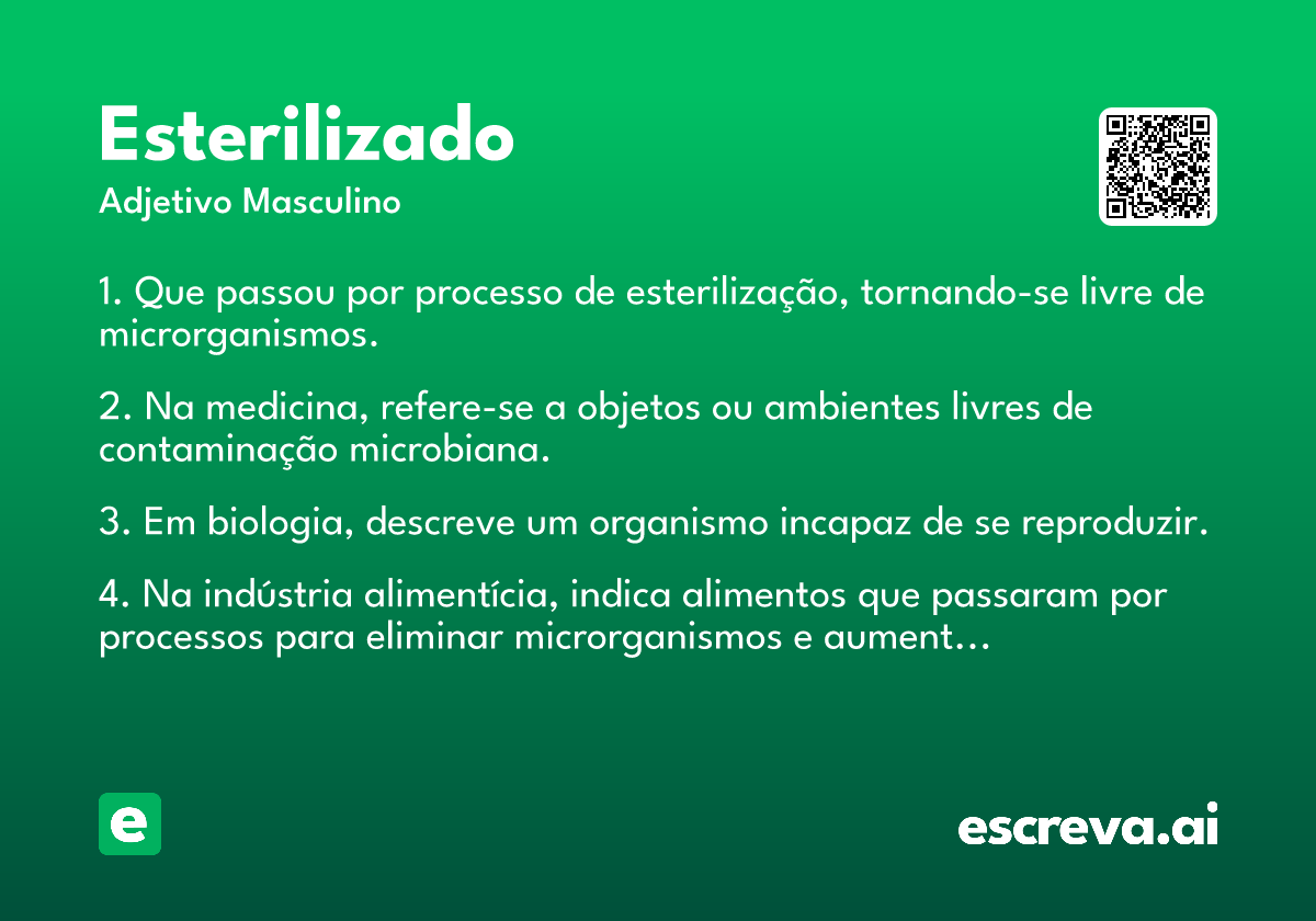 esterilizado