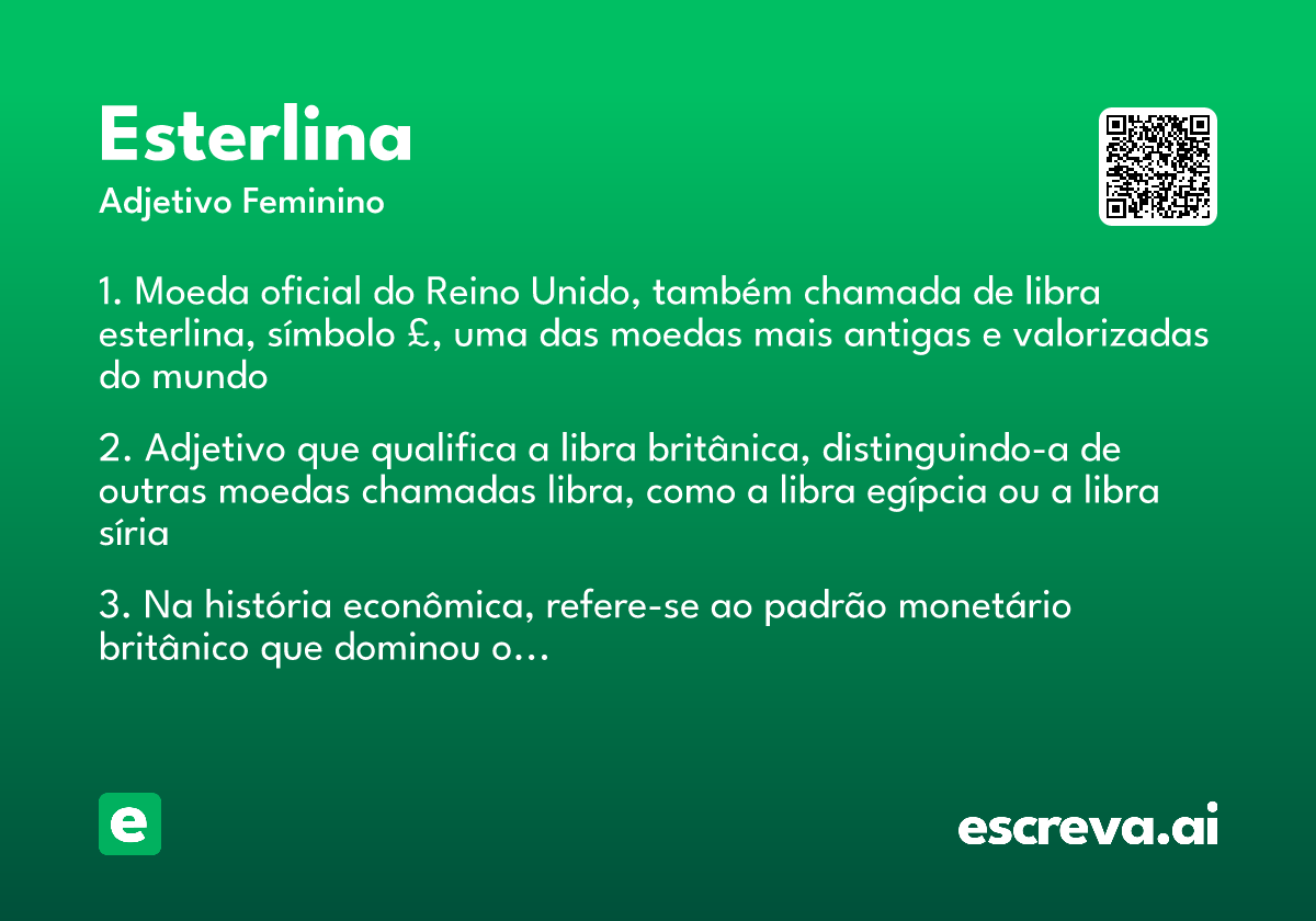 esterlina