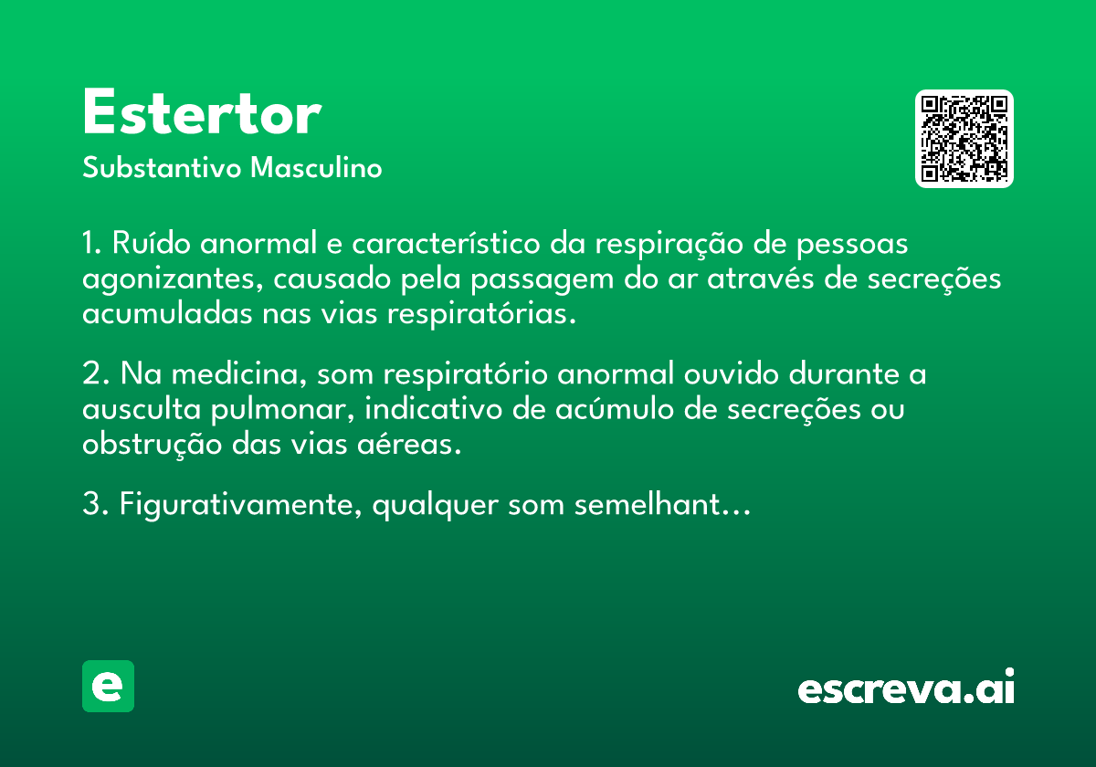 estertor