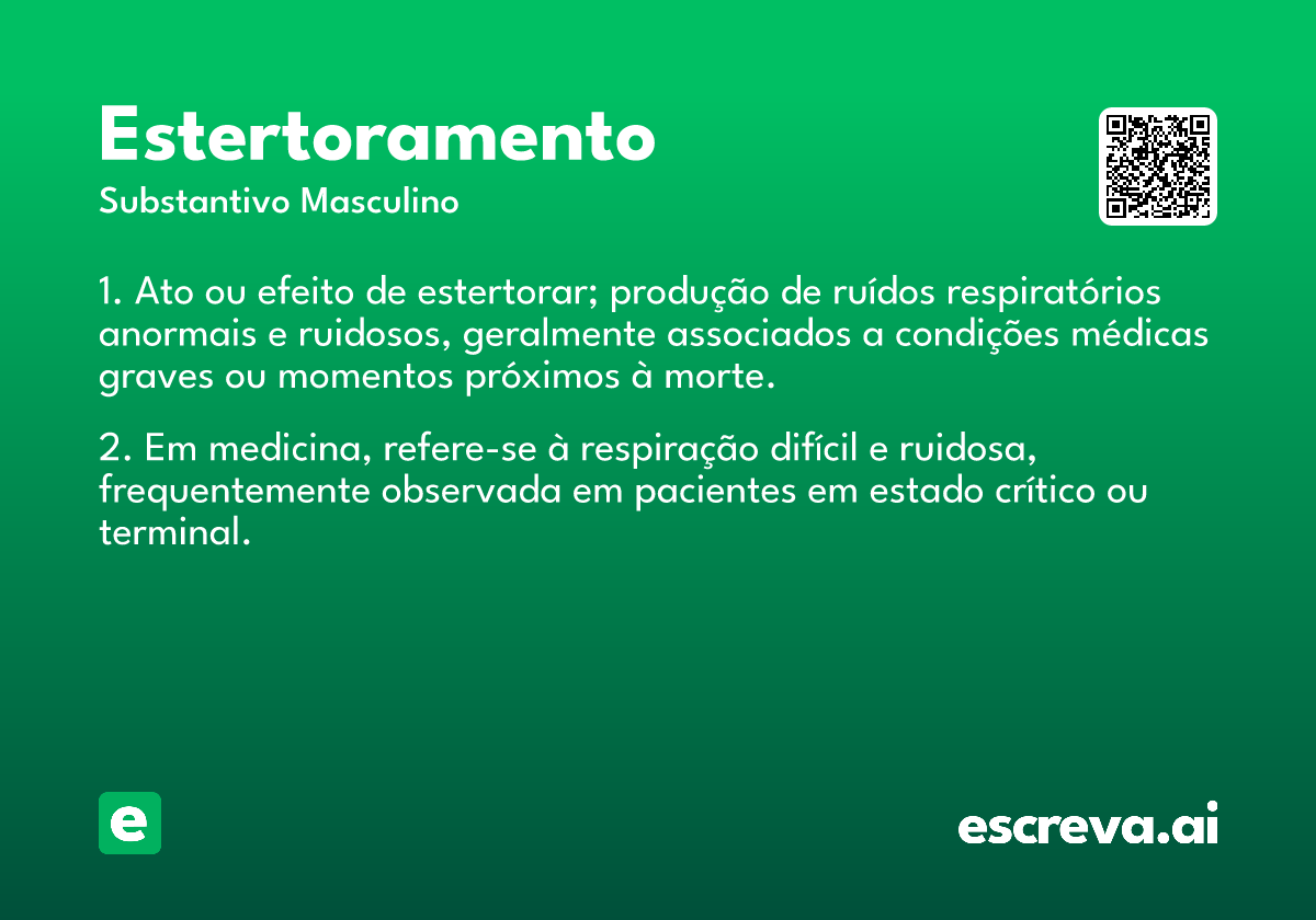 estertoramento