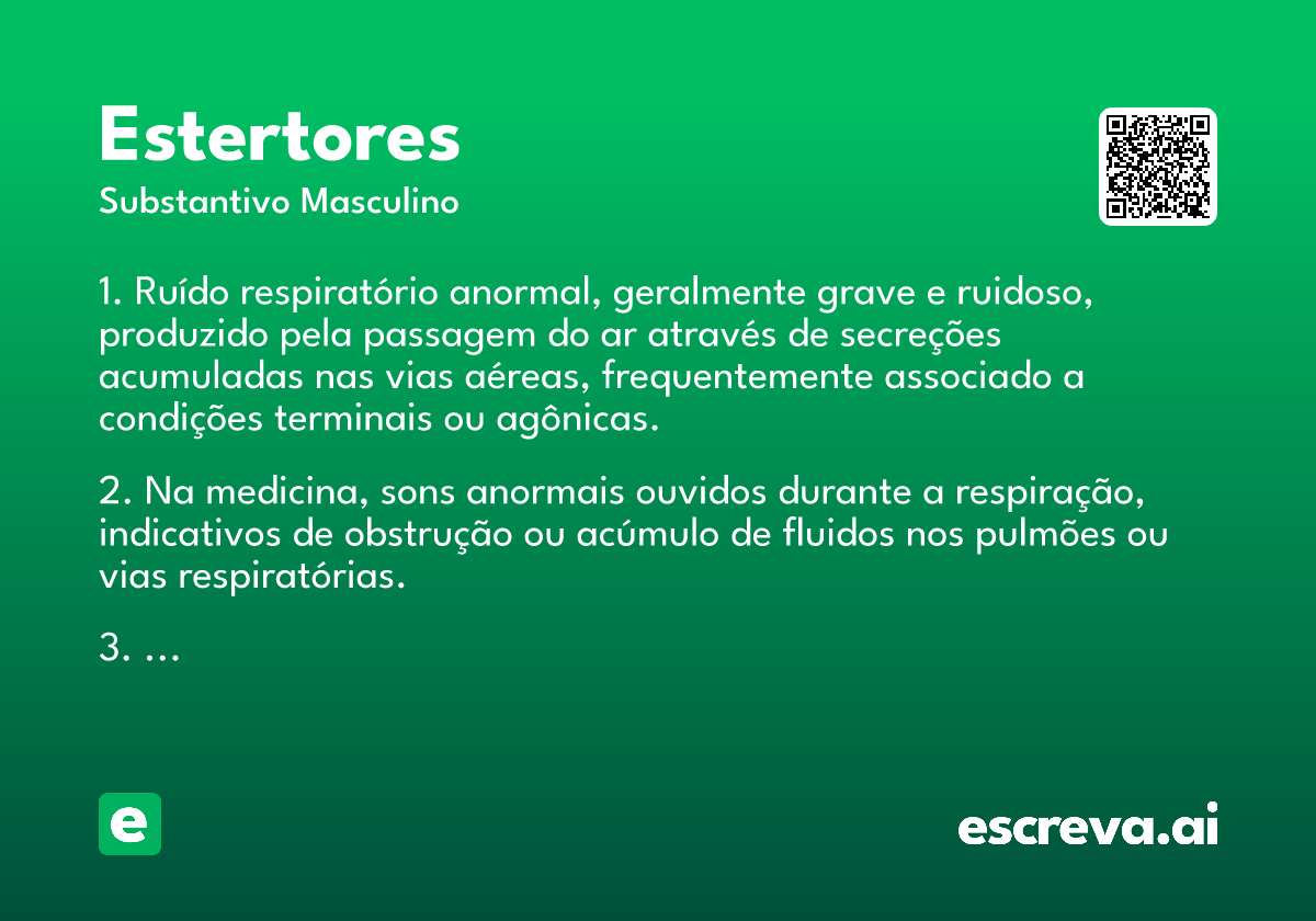 estertores