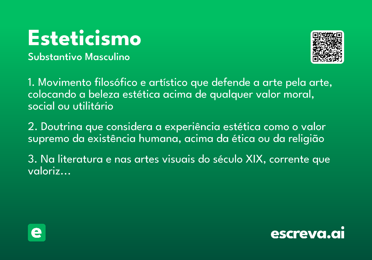 esteticismo