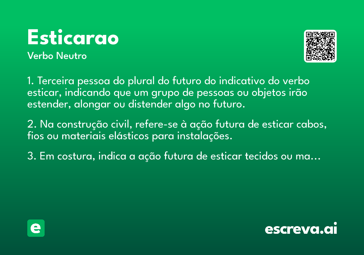 esticarao