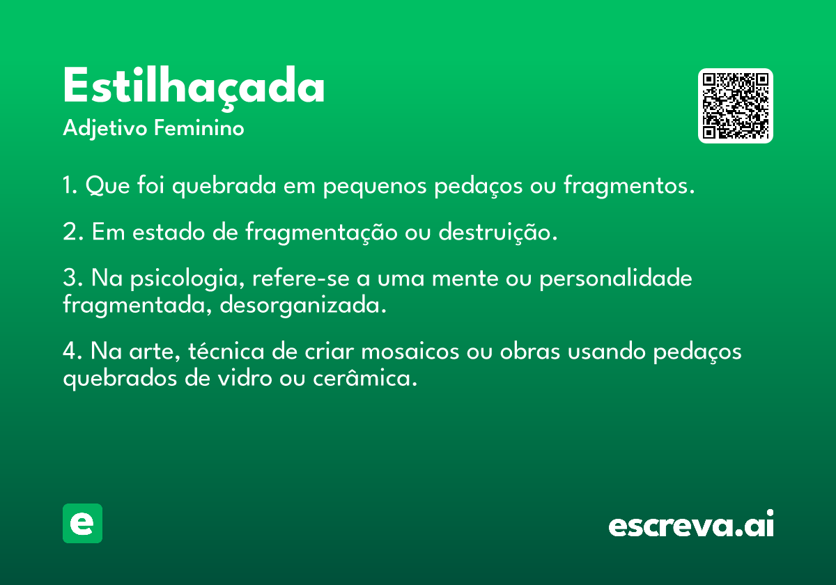 estilhaçada