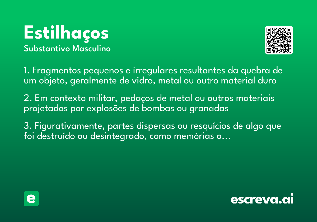 estilhaços