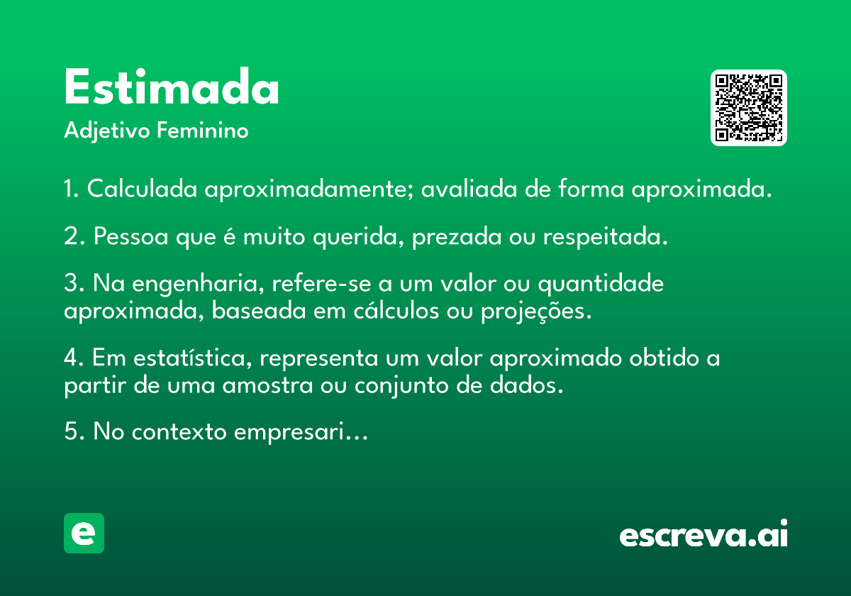 estimada
