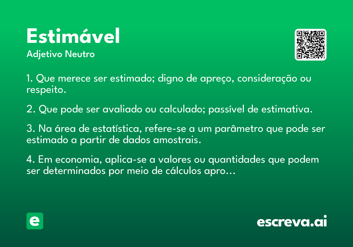 estimável