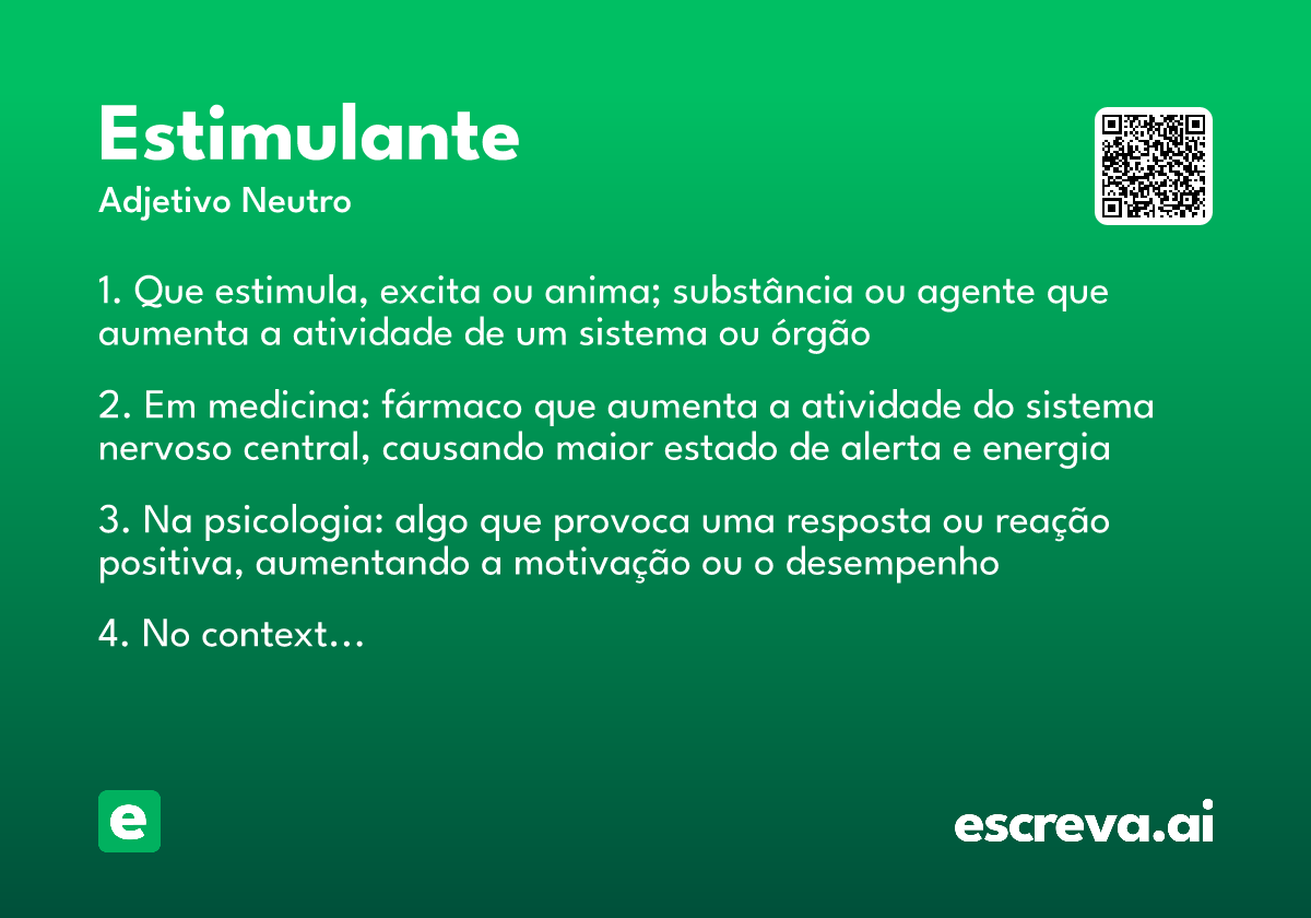 estimulante