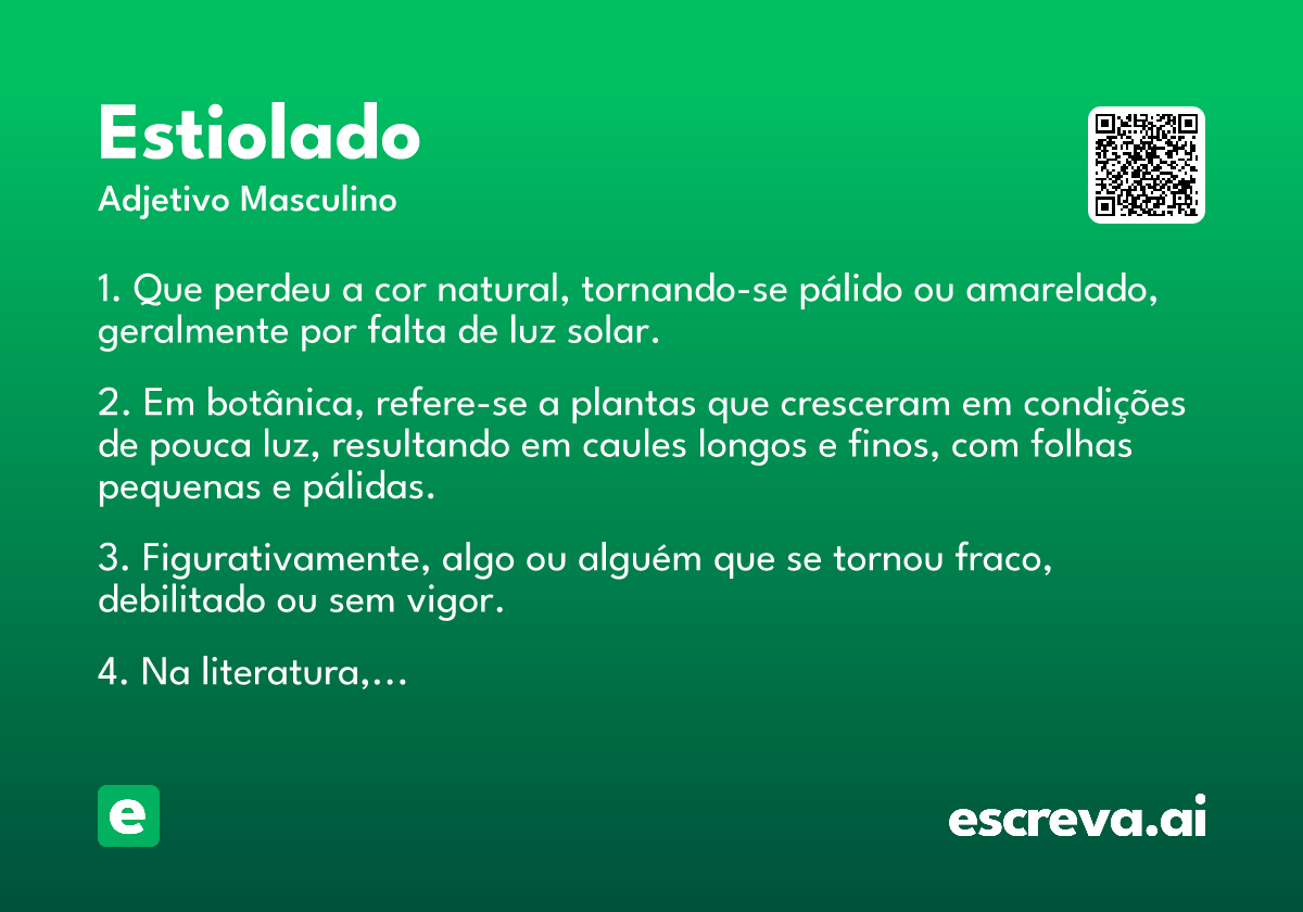 estiolado