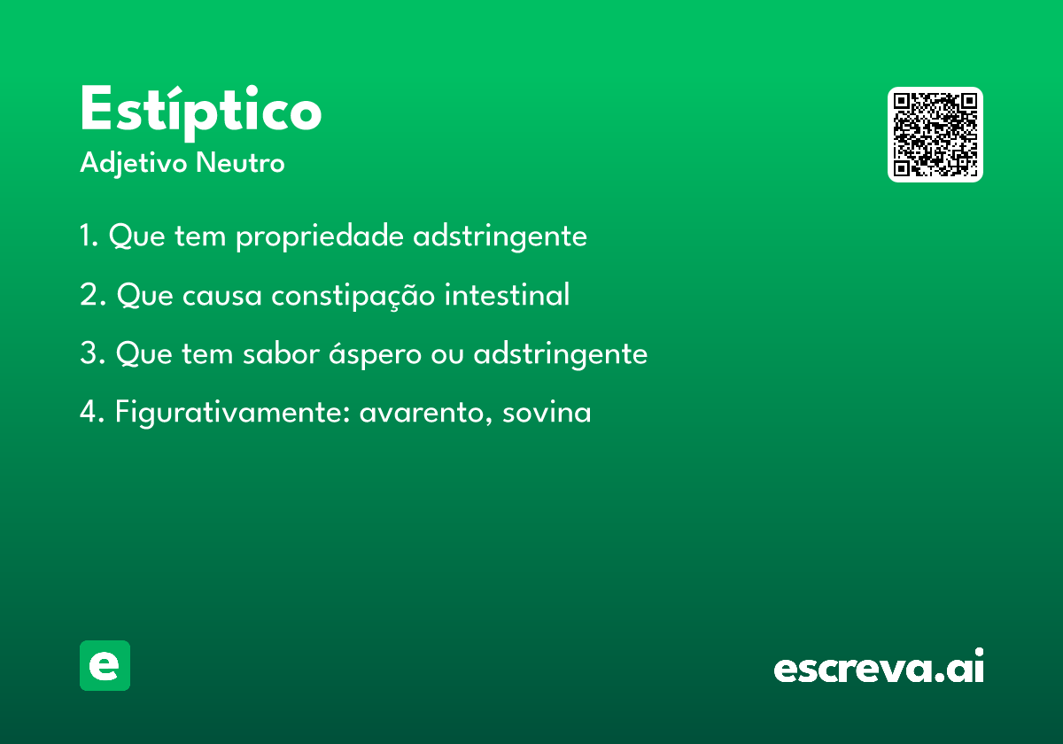 estíptico