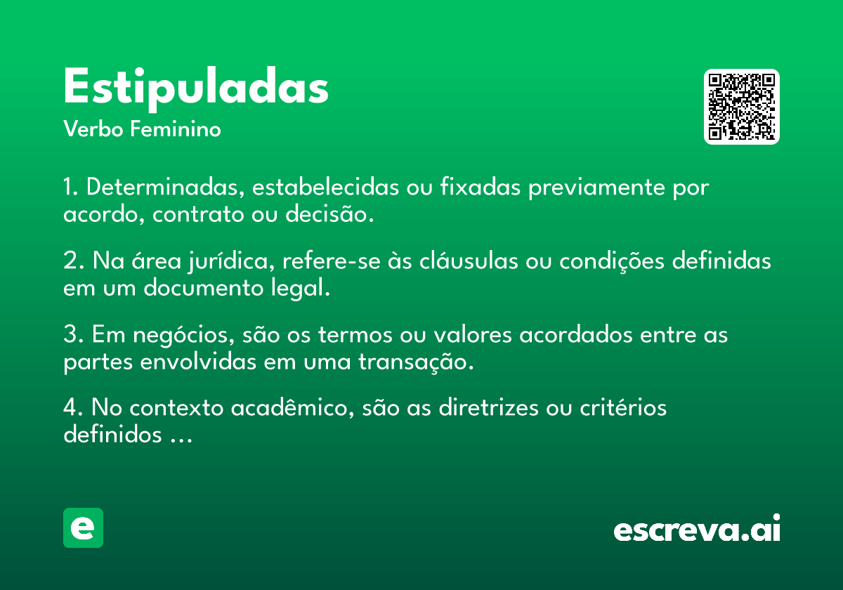 estipuladas