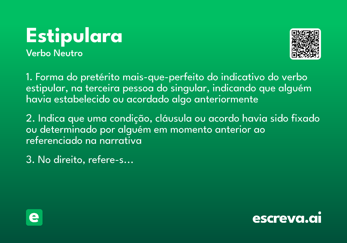 estipulara