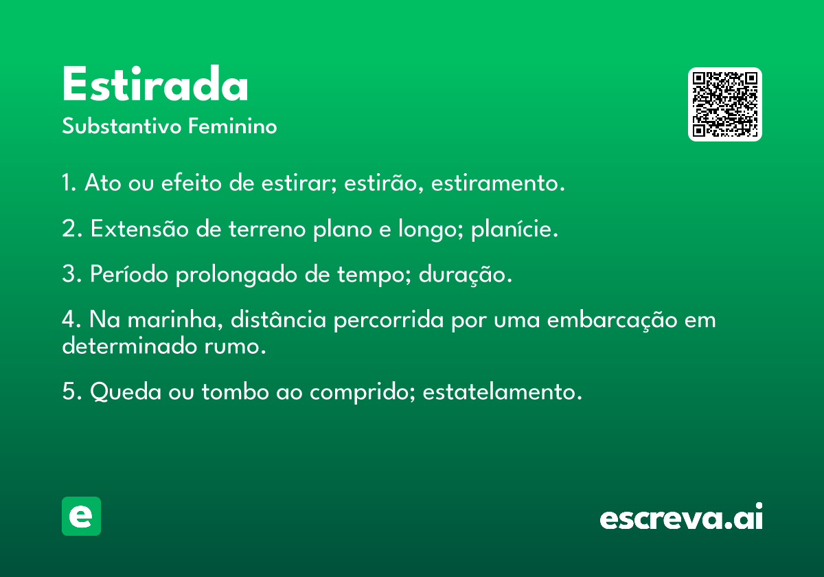 estirada