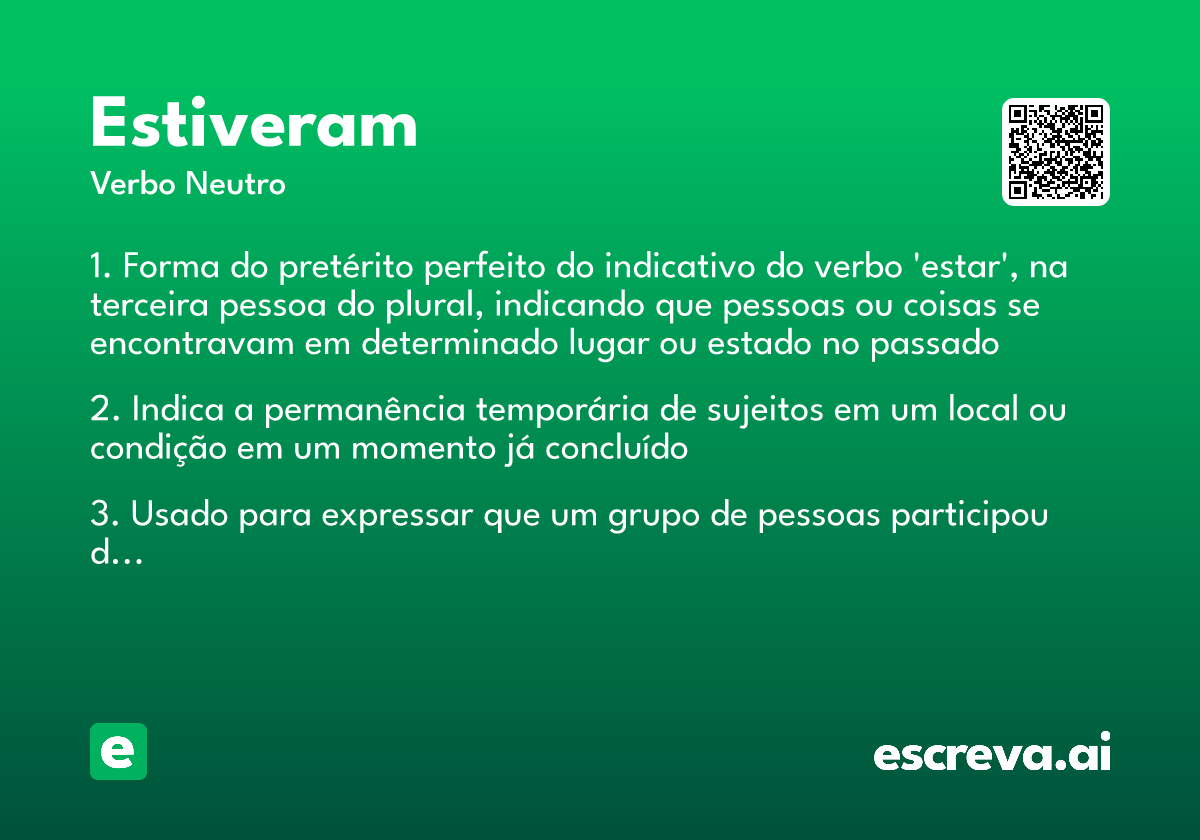 estiveram