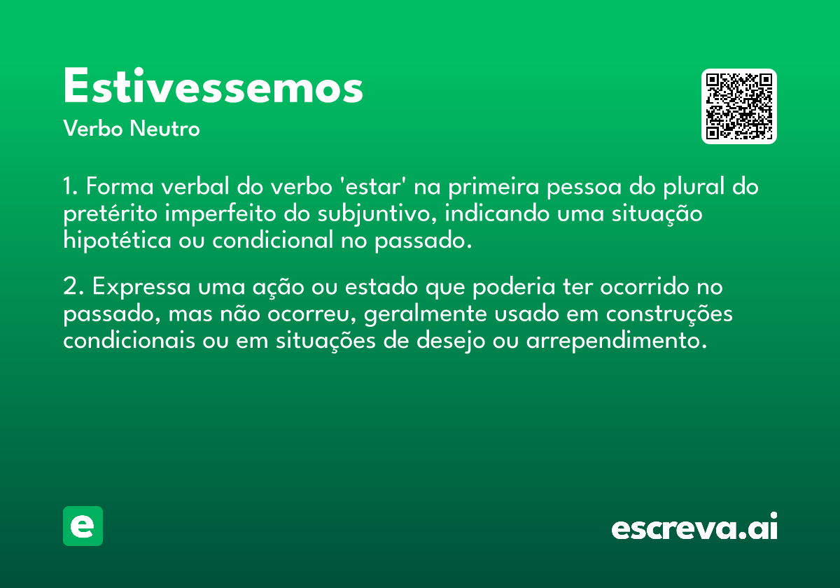 estivessemos