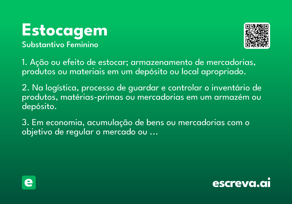 estocagem