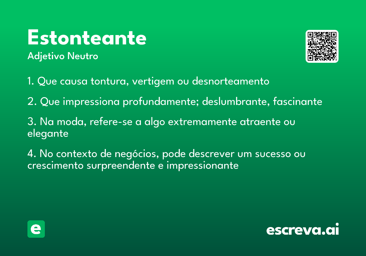 estonteante