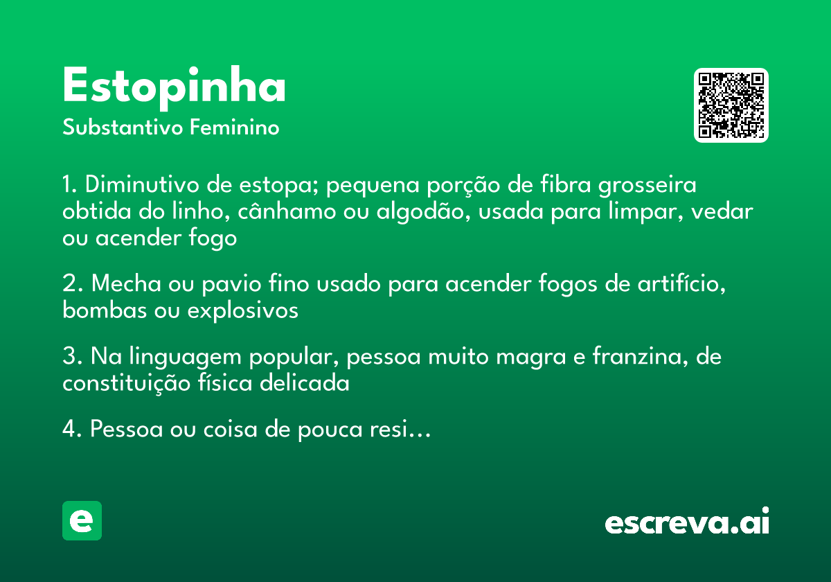 estopinha