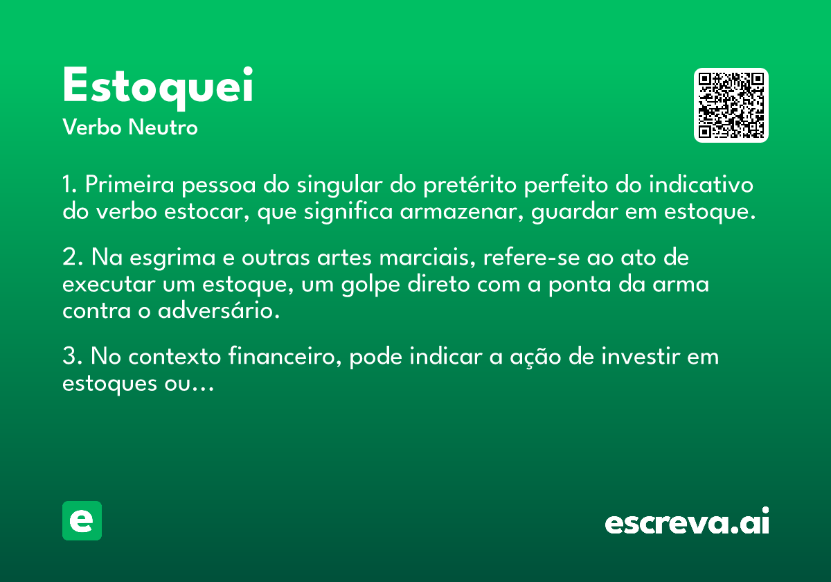 estoquei