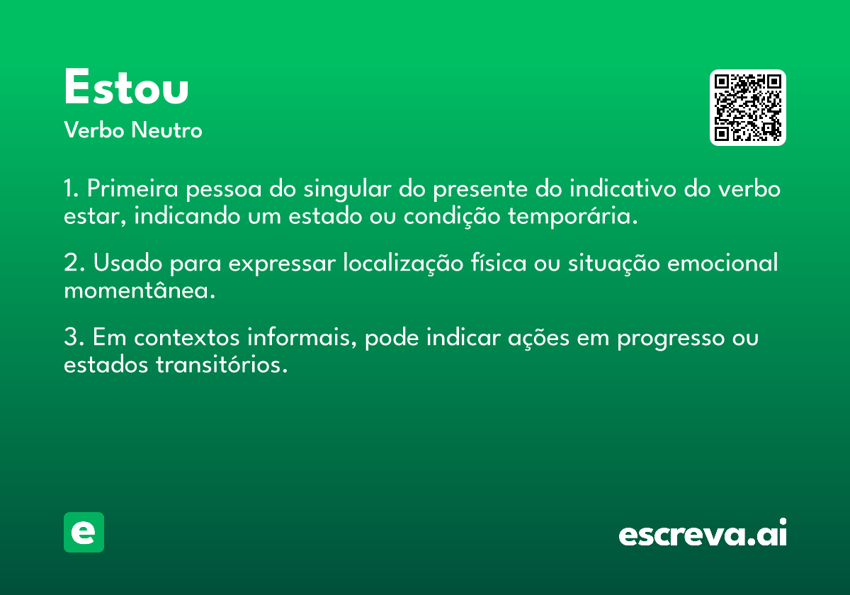 estou