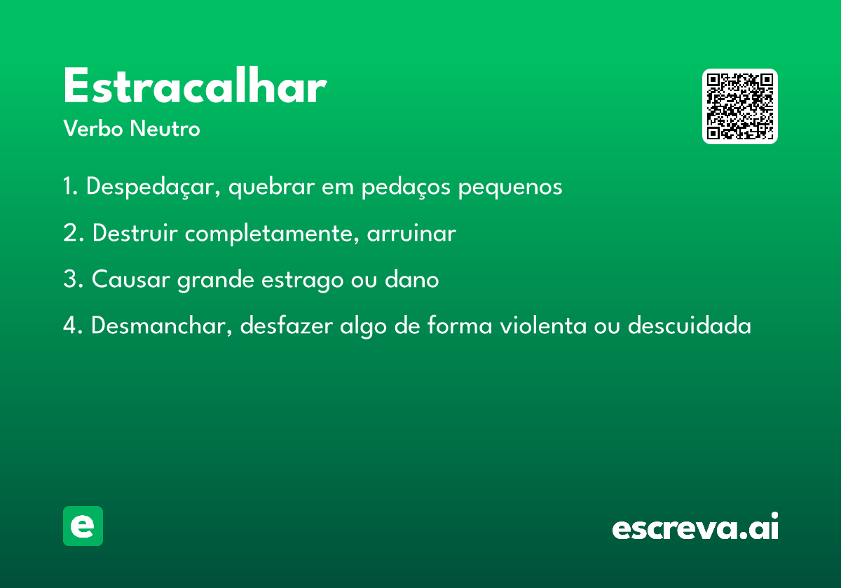 estracalhar