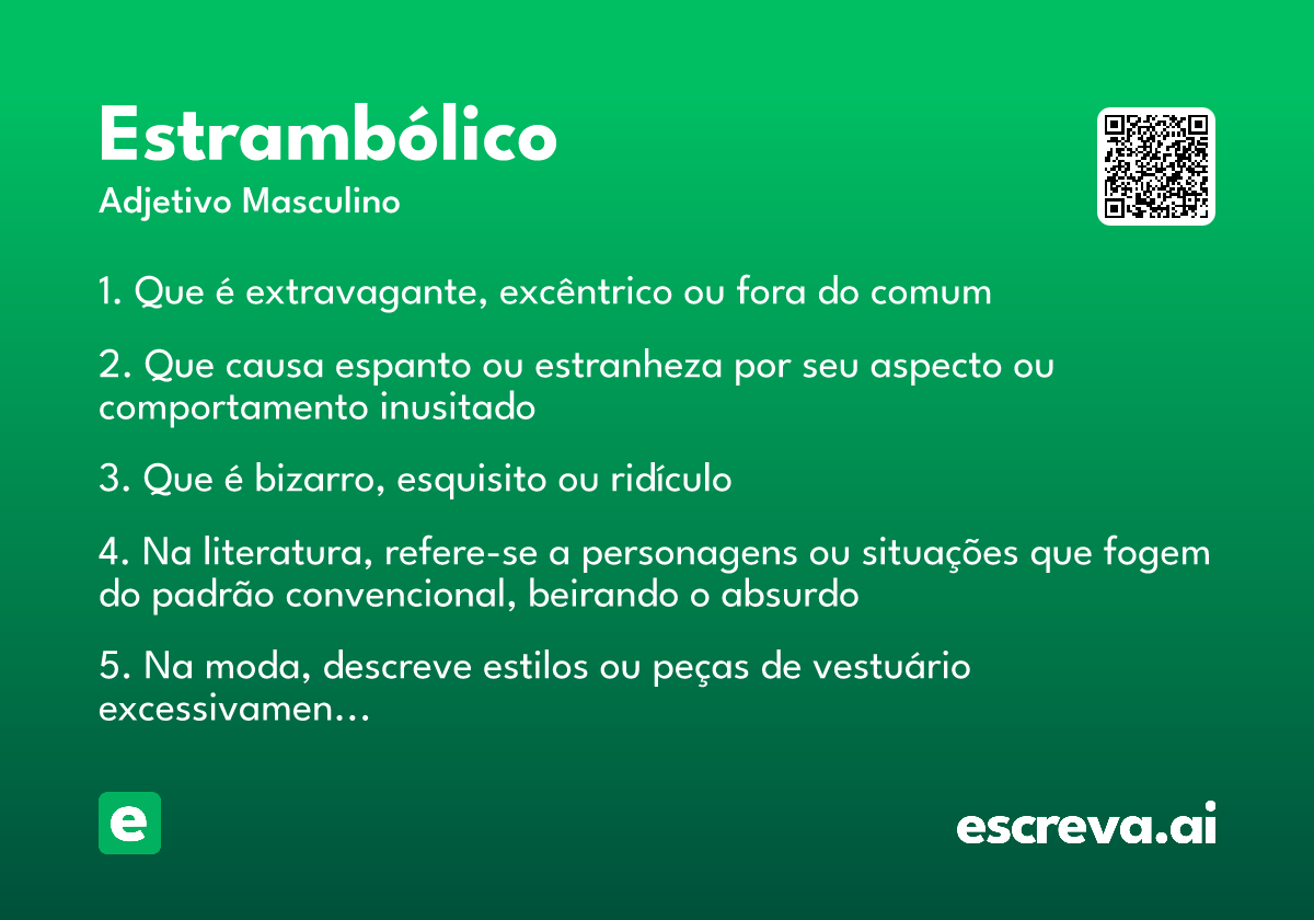 estrambólico