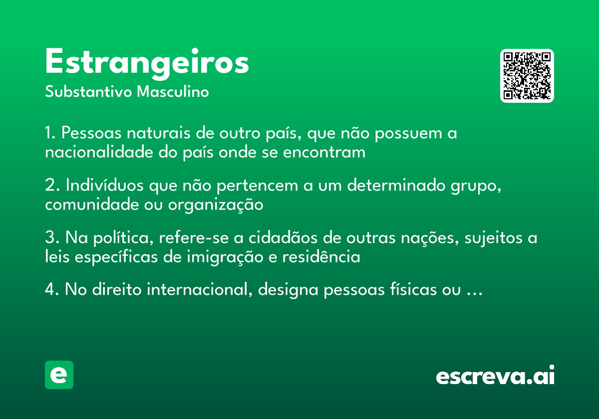 estrangeiros