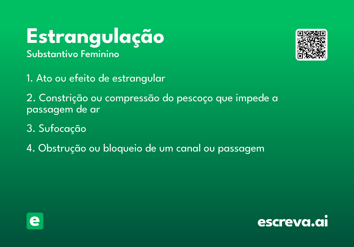 estrangulação